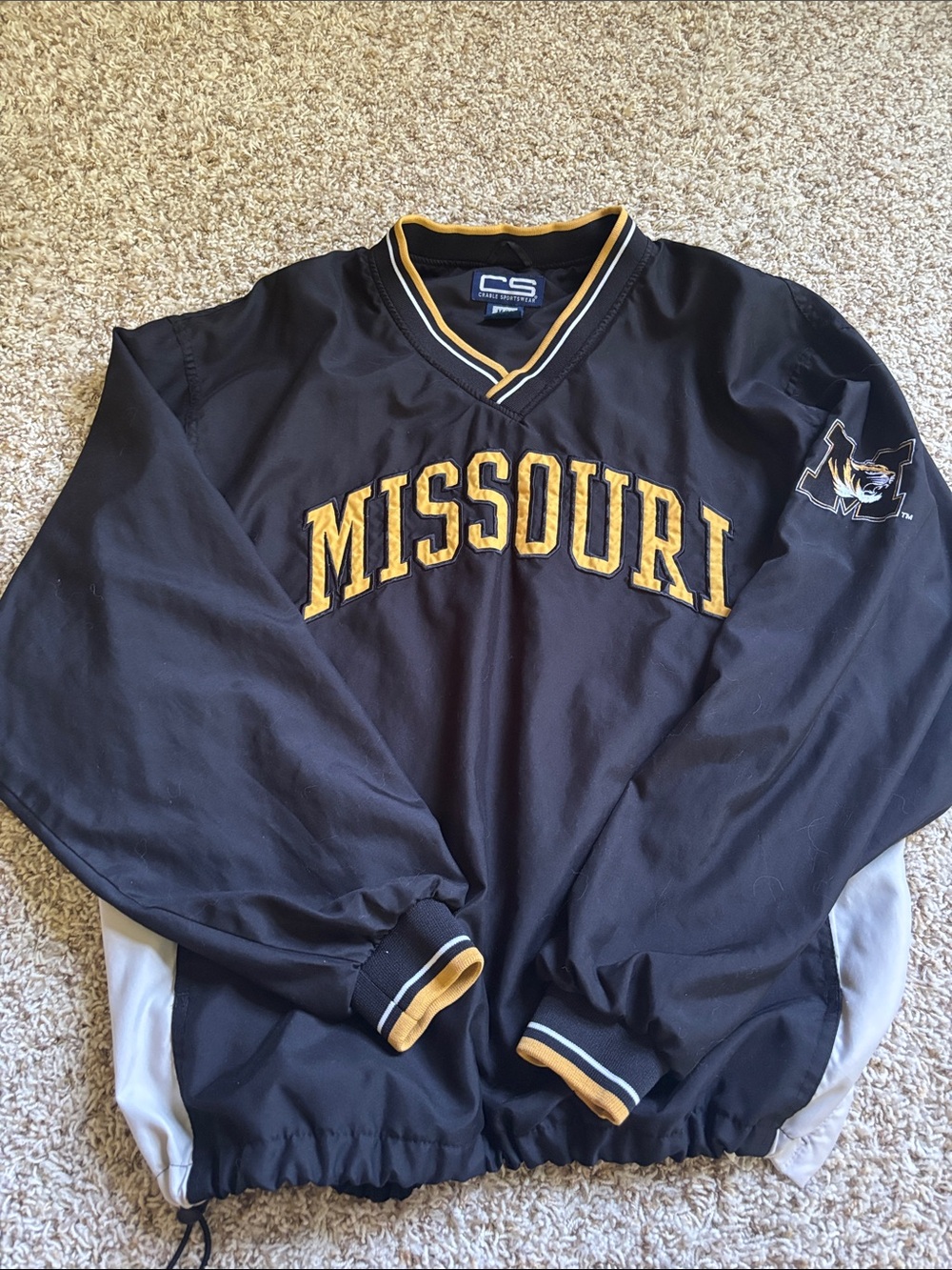 Crable Sportswear Mizzou Black & Gold Pullover